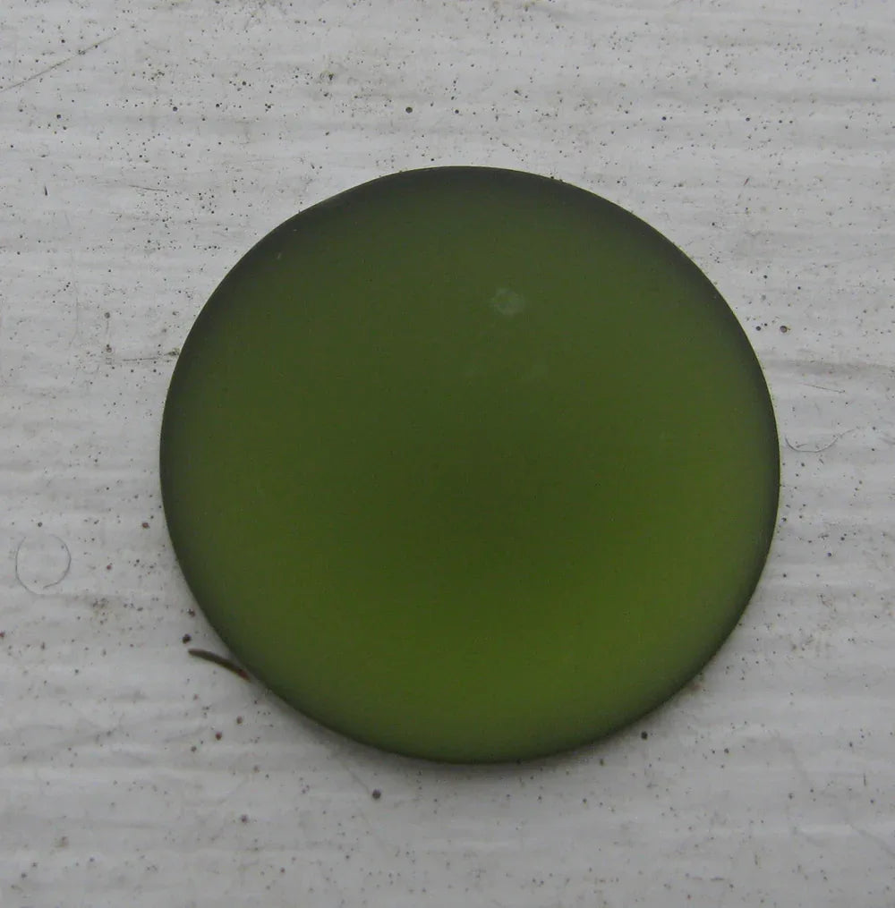 Luna Cabochon - Olive 24 mm, 1 styck Hilmas Pyssel