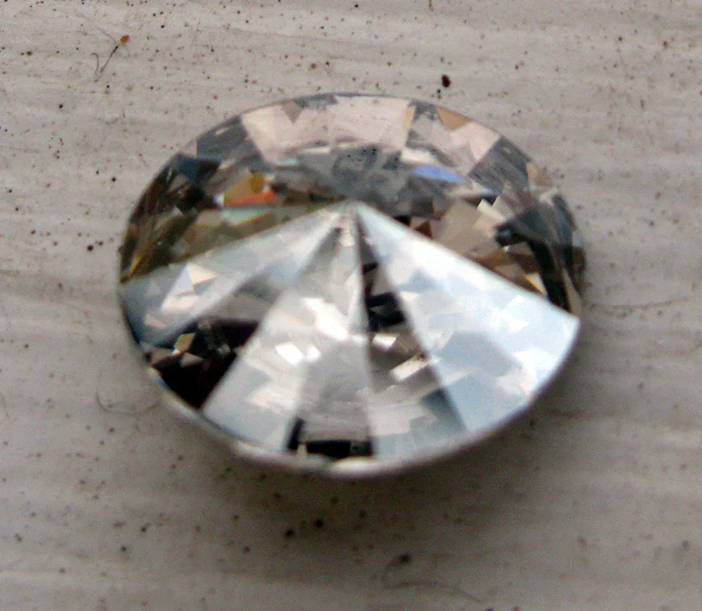 Swarovski Rivoli Crystals - Crystal Silver Shade Foiled 14mm, 1 styck Swarovski