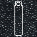 Miyuki Drop - Black 3,4 mm, 25 gram Hilmas Pyssel