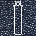 Miyuki Drop - Gunmetal 3,4mm, 25 gram Miyuki