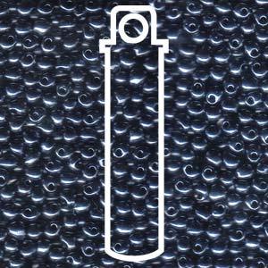 Miyuki Drop - Gunmetal 3,4mm, 25 gram Miyuki