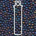 Miyuki Drop - Matte Black AB 3,4mm, 25 gram Miyuki