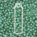 Miyuki Drop - Picasso Seafoam Green 3,4mm, 25 gram Miyuki