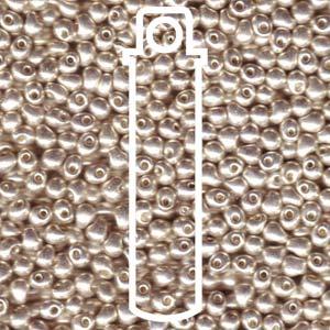 Miyuki Drops - Galvanized Silver 3,4mm, 25 gram Miyuki