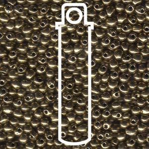 Miyuki Drop - Metallic Bronze 3,4mm, 25 gram Miyuki