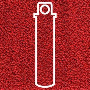 Miyuki Seed Beads - Opaque Red (408) 15/0, 8,2 gram Miyuki