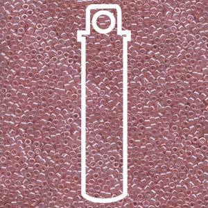 Miyuki Delica - Transparent Pink Luster 15/0, 7 gram Miyuki