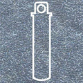 Miyuki Delica - Transparent LT Blue AB 15/0, 7 gram Miyuki