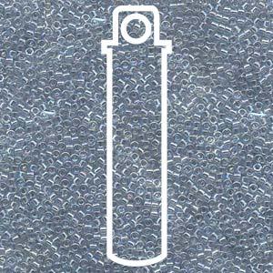 Miyuki Delica - Transparent LT Blue AB 15/0, 7 gram Miyuki