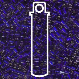 Miyuki Cubes - Silver Lined Dark Sapphire 3 mm, 20 gram Miyuki