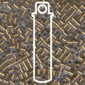 Miyuki Cubes - Metallic Gold Lined Crystal 3 mm, 20 gram Miyuki