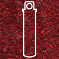 Miyuki Cubes - Silver Lined Ruby 3 mm 20 gram Miyuki