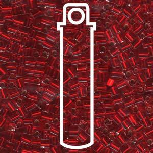 Miyuki Cubes - Silver Lined Ruby 3 mm 20 gram Miyuki