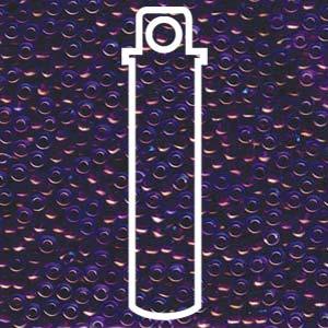 Miyuki Seed Beads - Fuchsia Lined Aqua Lined 8/0, 22 gram Miyuki