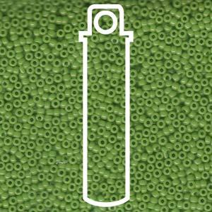 Miyuki Seed Beads - Opaque Pea Green 15/0, 8,2 gram Miyuki