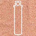 Miyuki Seed Beads - Opaque Peach Luster 15/0, 8,2 gram Miyuki