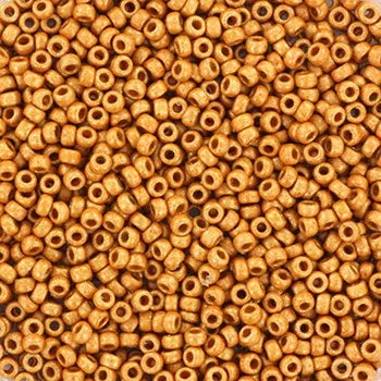 Miyuki Seed beads - Duracoat Galvanized Matte Yellow Gold 15/0, 10 gram Miyuki