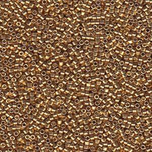 Miyuki Delica - Duracoat Galvanized Gold 11/0, 5 gram Miyuki