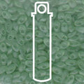 Miyuki Long Magatama - Matte Seaglass Green 4x7mm 8,5gram Miyuki