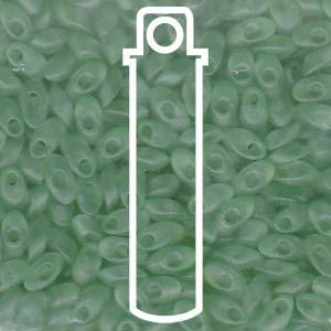 Miyuki Long Magatama - Matte Seaglass Green 4x7mm 8,5gram Miyuki