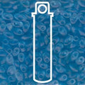 Miyuki Long Magatama - Matte Transparent Aqua 4x7mm 8,5gram Miyuki