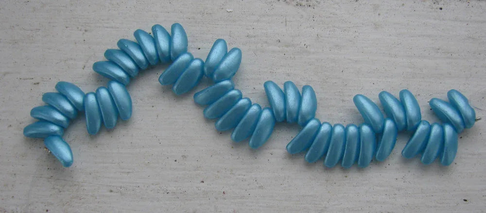 Chili Bead - Pastel Aqua, 1 sträng Preciosa