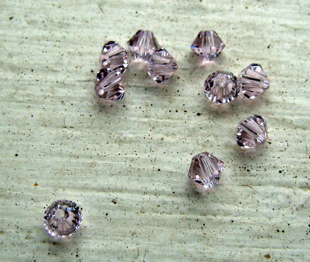 Swarovski Crystals Bicone (5328) - Rosaline, 4mm, 10-pack Swarovski