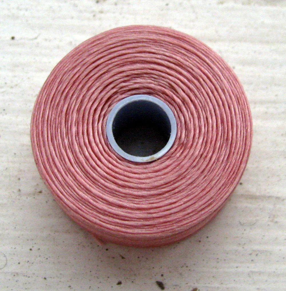 S-Lon Bead Thread - Rose, Strl D, 1 Rulle Hilmas Pyssel