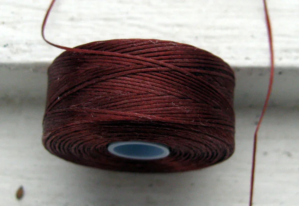 S-Lon bead thread - Sienna, strl D, 1 rulle Hilmas Pyssel