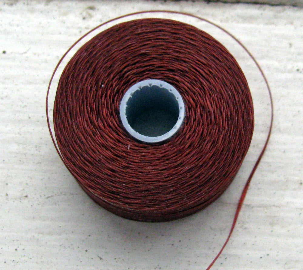 S-Lon bead thread - Sienna, strl D, 1 rulle Hilmas Pyssel