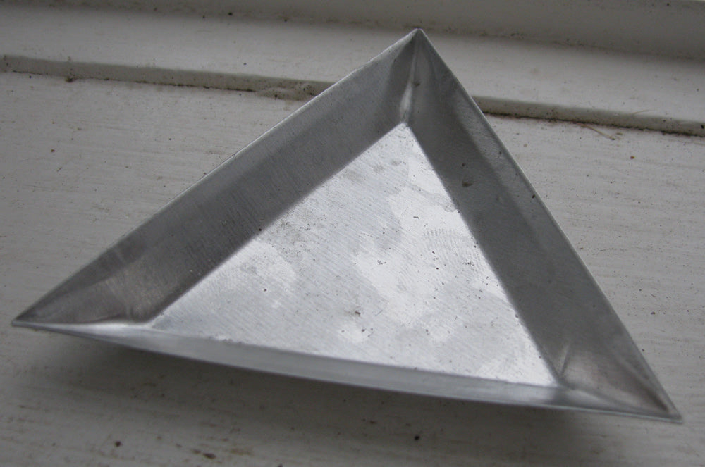 Pärlskål - Trekantig Pärlskål i Aluminium, 1 Styck Hilmas Pyssel