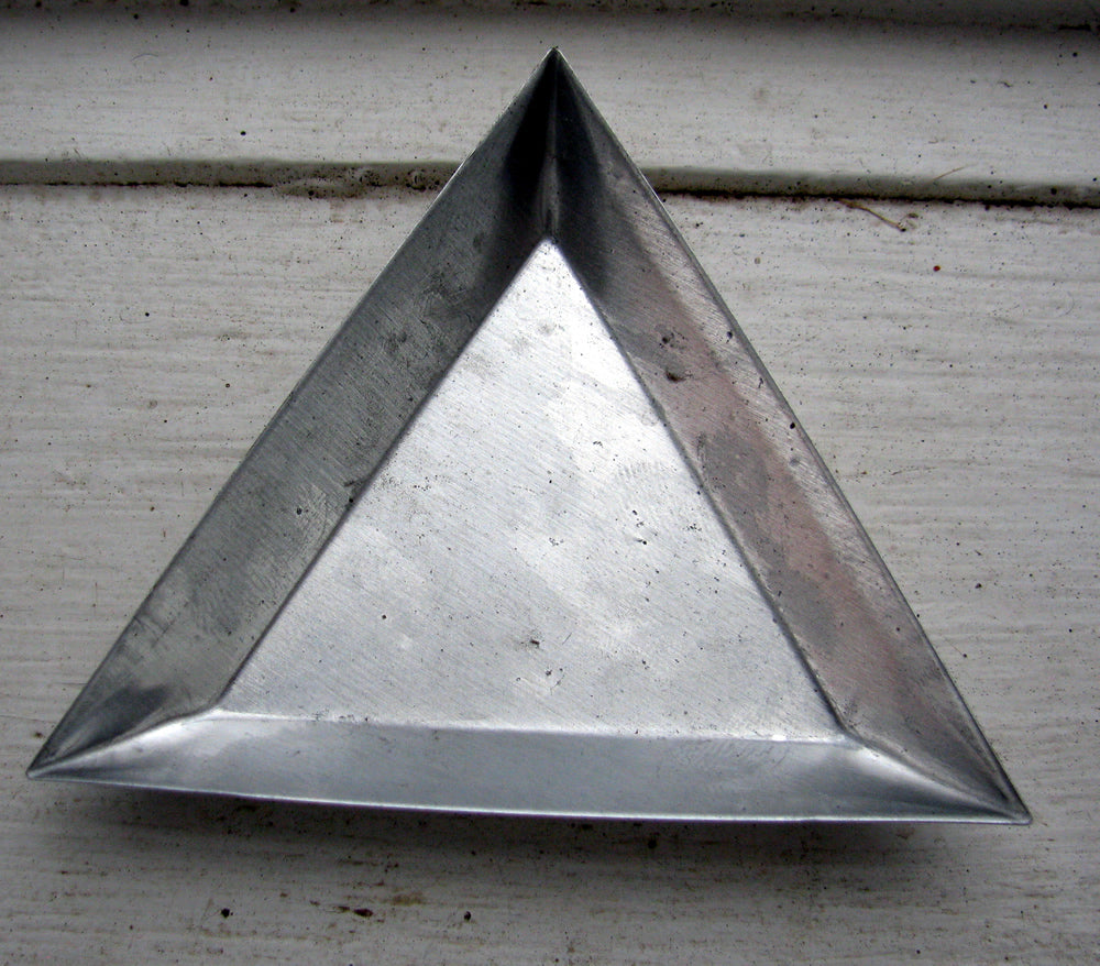 Pärlskål - Trekantig Pärlskål i Aluminium, 1 Styck Hilmas Pyssel