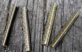 Ändfäste platta band Bronsfärgad - Bredare modell, 38 mm, 4-pack Grekisk Metall