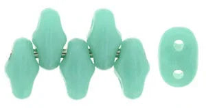 miniDUO - Opaque Turquoise 10 gram Matubo