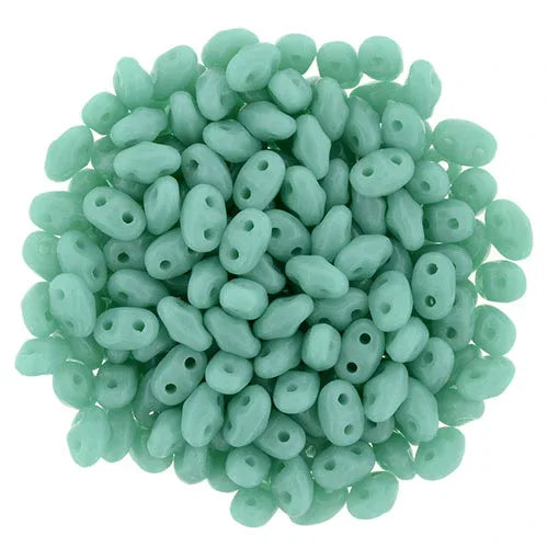 miniDUO - Opaque Turquoise 10 gram Matubo