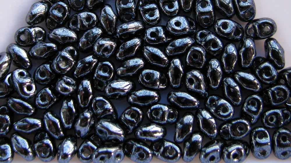 miniDUO - Jet Hematite, 10 gram Matubo
