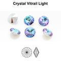 Preciosa Rivoli Maxima – Crystal Vitrail Light 12 mm, 1 styck
