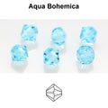 Tjeckiska MC Bicone - Aqua Bohemica 3 mm, 40- pack