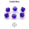 Tjeckiska MC Bicone - Cobalt blue 3 mm 40-pack Preciosa