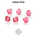 Tjeckiska MC Bicone - Indian Pink 4 mm, 30-pack Preciosa