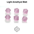 Tjeckiska MC Bicone - Light Amethyst Matt 3 mm 40-pack