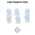 Tjeckiska MC Bicone - Lt Sapphire Opal 6 mm, 18- pack