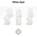 Czech MC Bicone - White Opal 4 mm, 1 strand