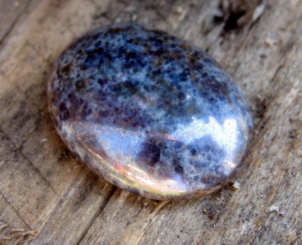 Cabochon Oval - Lila/Blå/Grå 25x18mm Hilmas Pyssel