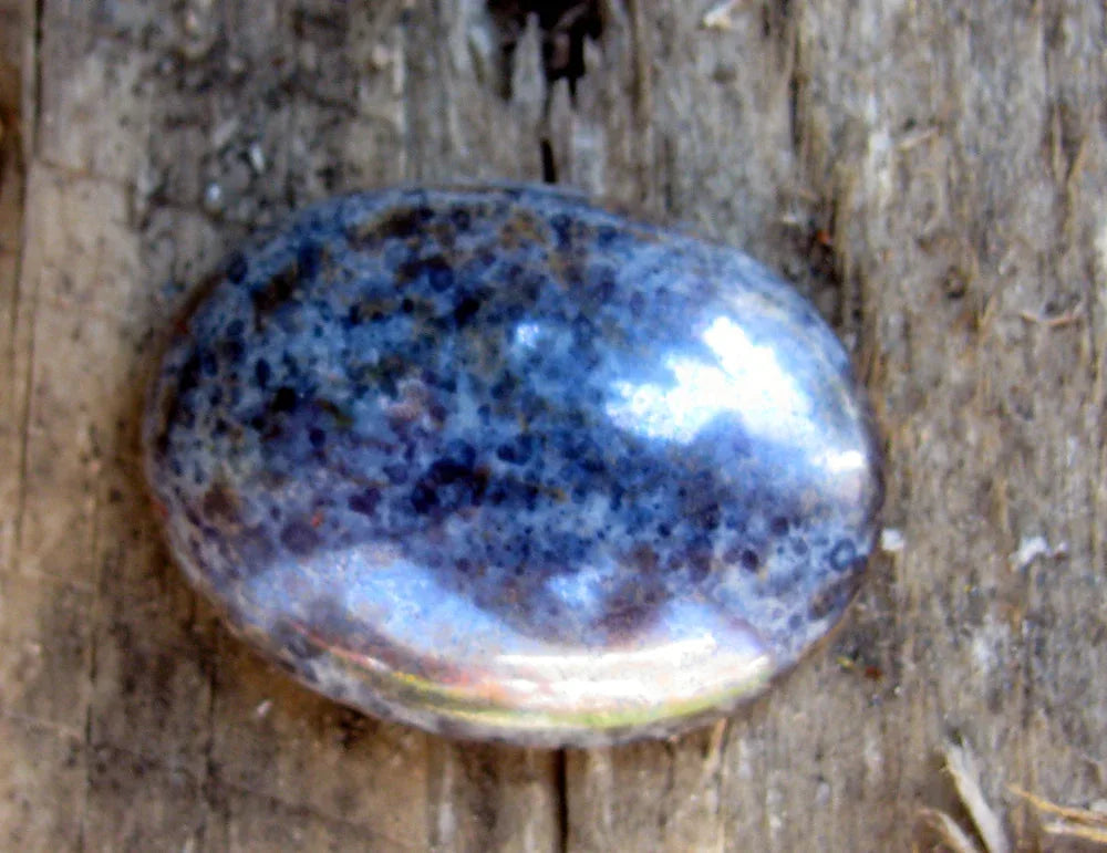 Cabochon Oval - Lila/Blå/Grå 25x18mm Hilmas Pyssel