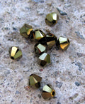 Swarovski Crystals Bicone (5328) - Crystal Dorado 2X 4mm, 10-pack Swarovski
