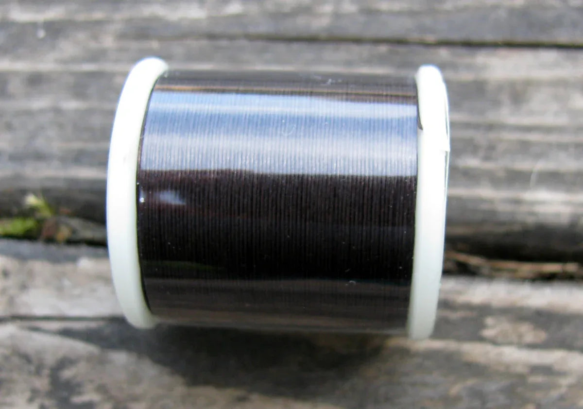 K.O Pärltråd - Dark brown, 1 Rulle K.O Beading Thread