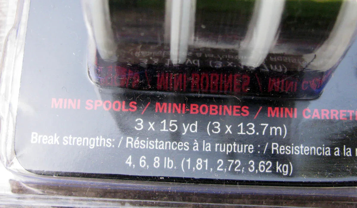 FireLine Blandad Förpackning - Smoke / Mörkgrå 4, 6, 8 lb Beadsmith