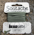 Soutache band - Sage, 1 förpackning (3 yards) Beadsmith