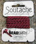 Soutache band randigt - Rose / Merlot 1 förpackning (3 yards) Beadsmith